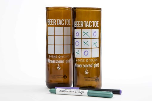 Beer Tac Toe Beer Glass